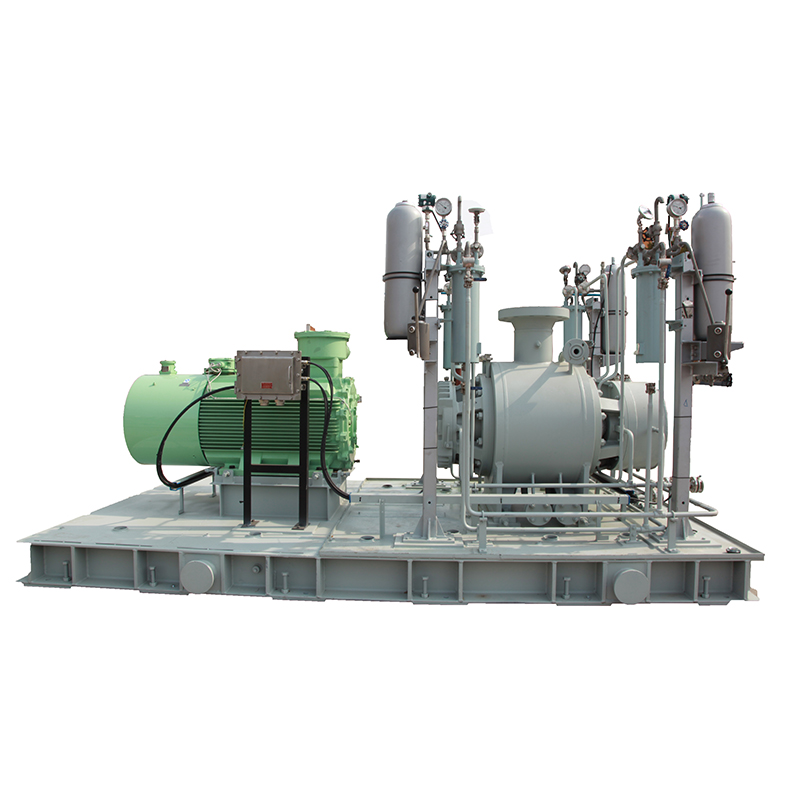 High-efficiency self-priming twin screw pump